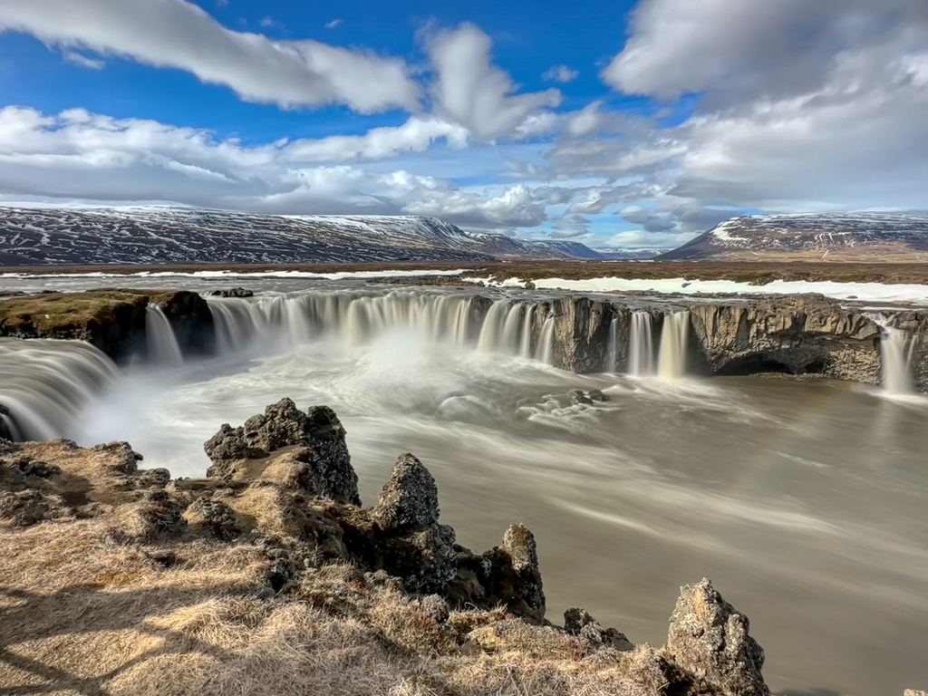 Godafoss, Islande, Voyage en van