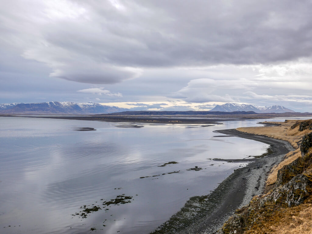 Panorama d'Hvítserkur, Voyage en van