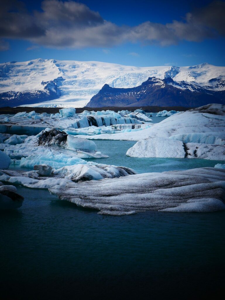 Jökulsárlón, Voyage en van