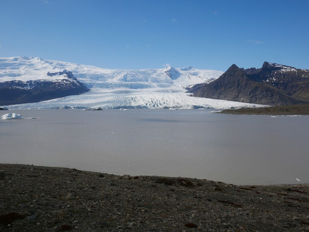 Fjallsárlón, Voyage en van