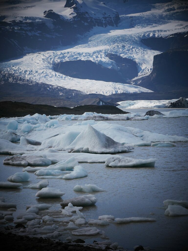 Fjallsárlón, Voyage en van