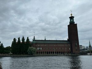 Stockholm vue du bateau