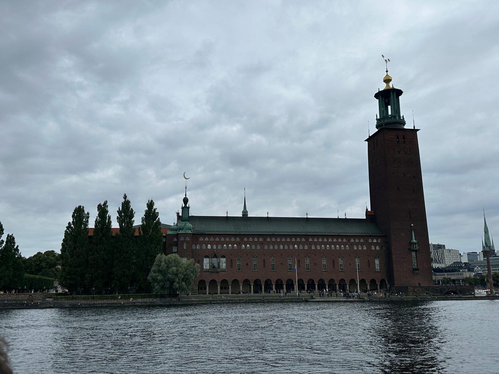 Stockholm vue du bateau
